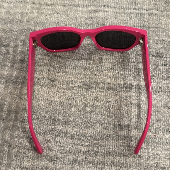 CELINE Monochroms 03 56MM Square Sunglasses in shiny pink, worn once - Picture 8 of 9